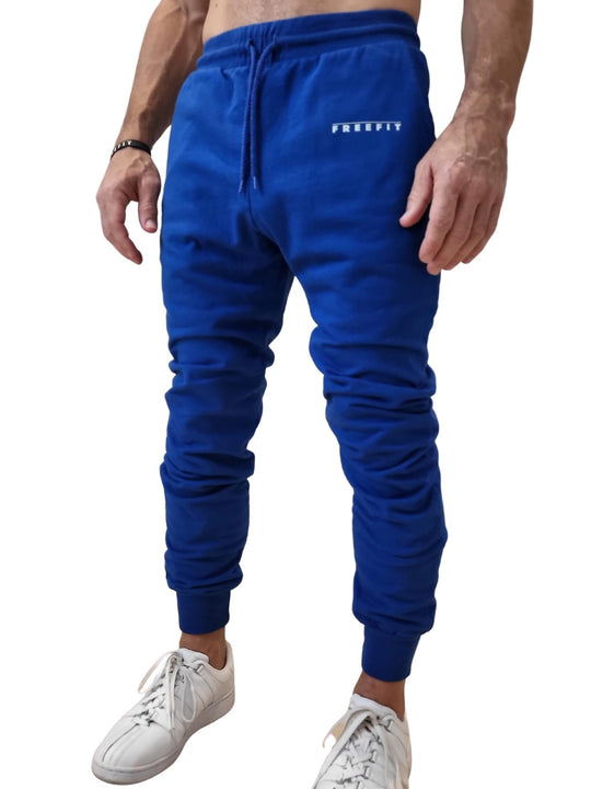 freefit mens versus sweatpants - coastal blue - front